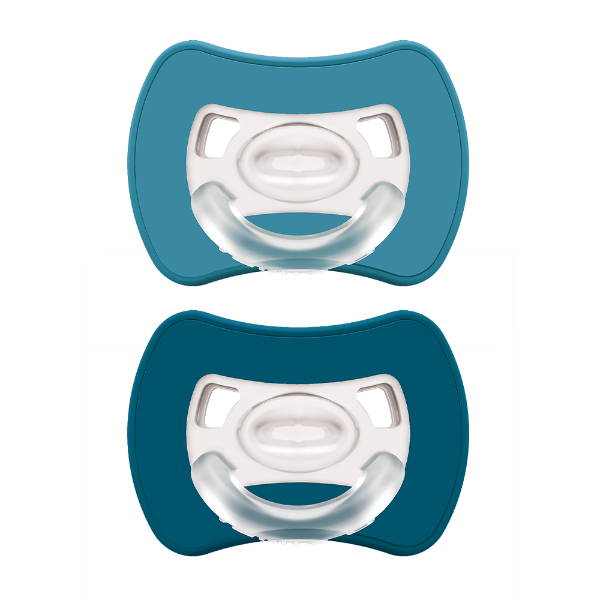 J BIMBI 2 Glee Fopspeen 6M+ — Marineblauw