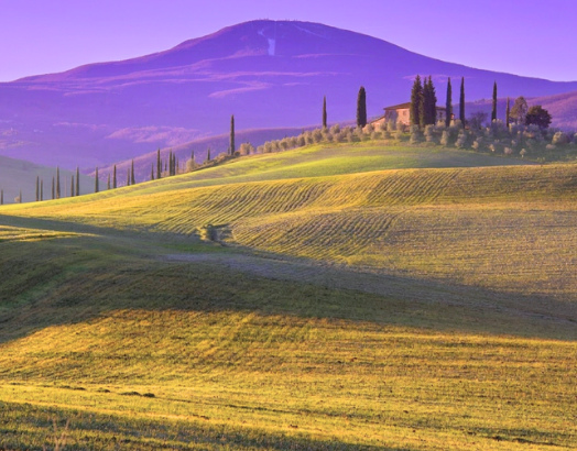Italiaans heuvellandschap