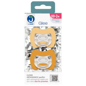 J BIMBI 2 Glee Fopspeen 0-2M - Beige-Mosterd