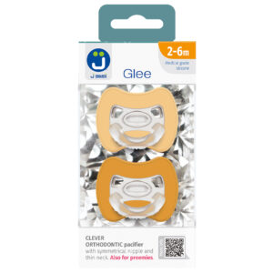 J BIMBI 2 Glee Fopspeen 2-6M - Beige-Mosterd