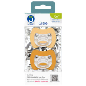 J BIMBI 2 Glee Fopspeen 6M+ - Beige-Mosterd