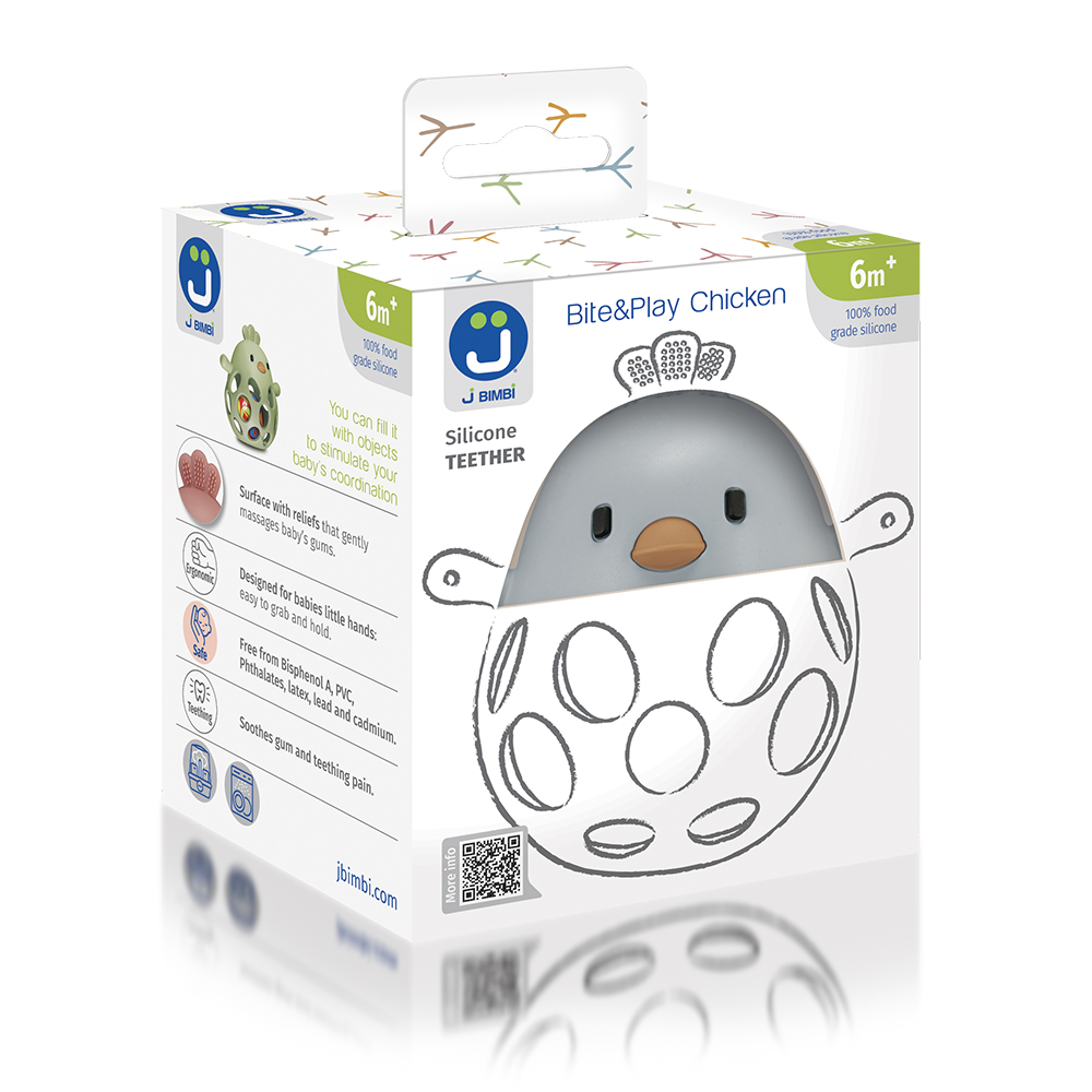 J BIMBI Bite & Play Kip 6M+ - Afbeelding 4