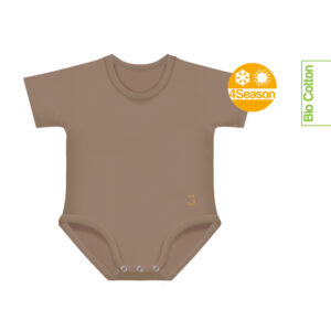J BIMBI Romper 0-36M Biokatoen 4-seizoenen - Bruin